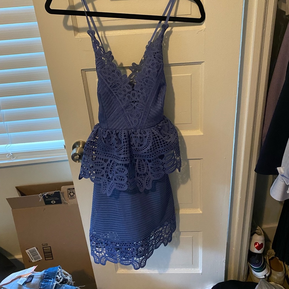 Self Portrait Peplum dress